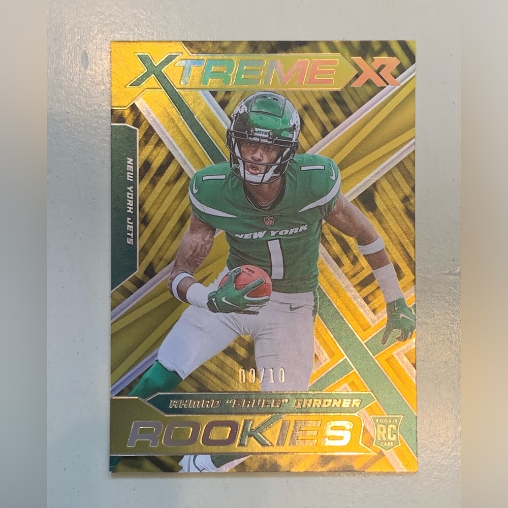 2021 Ahmed Sauce Gardner Rookie XR Gold Xtreme /10 
NY Jets
